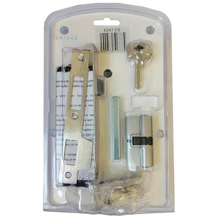AMAN ENTRANCE LEVER MORTISE LOCK 8241 CHROME SATIN