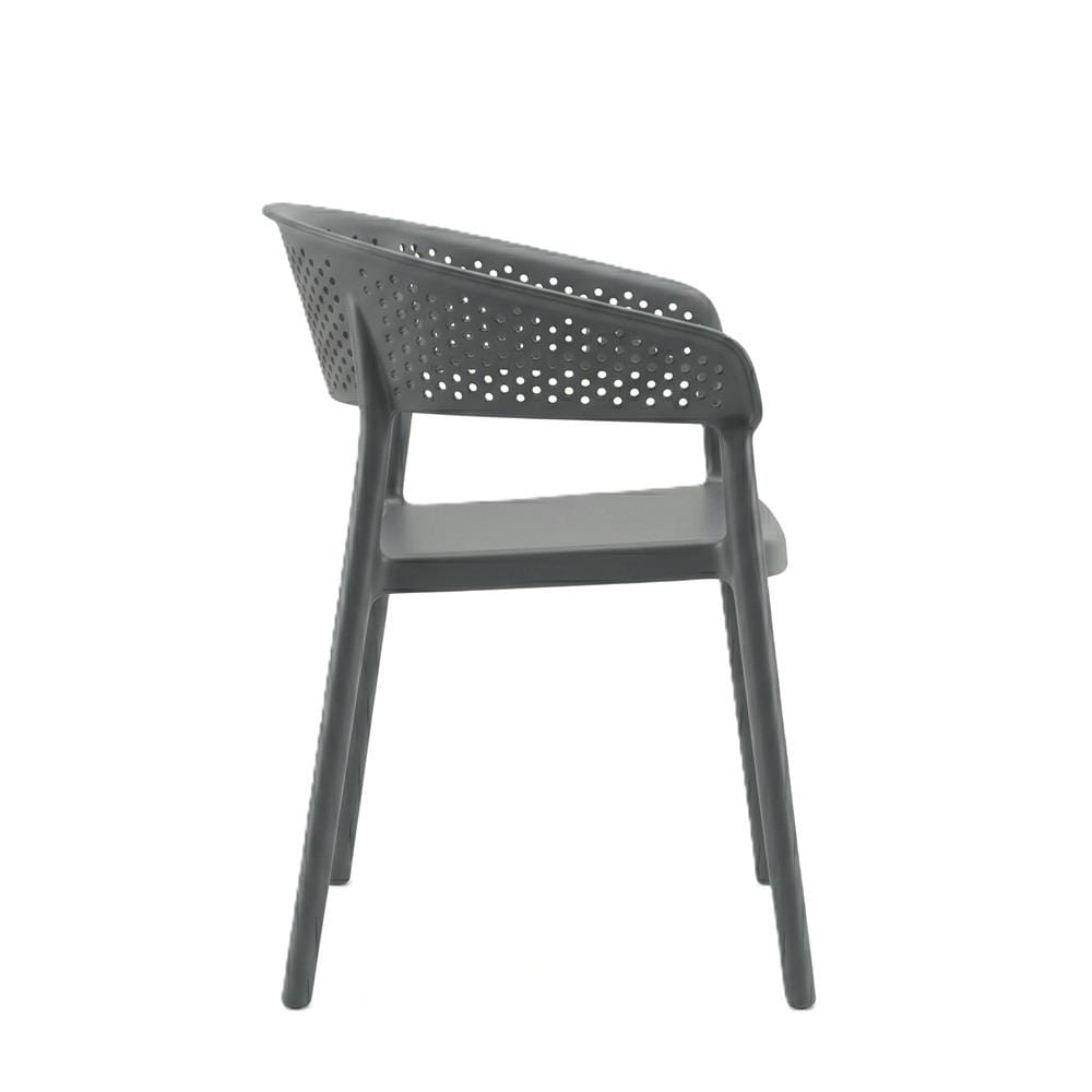 ELK PP CHAIR EDWD4951(DC-PDGY) DARK GREY