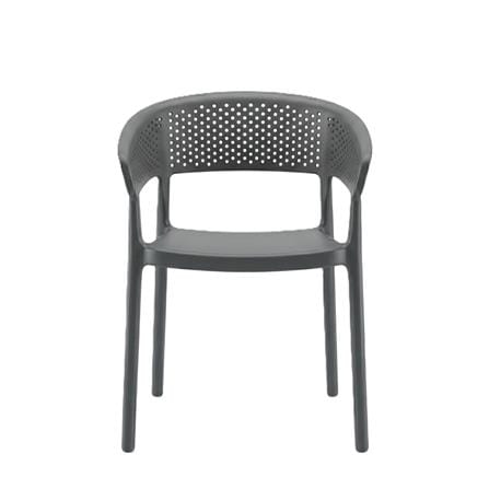 ELK PP CHAIR EDWD4951(DC-PDGY) DARK GREY