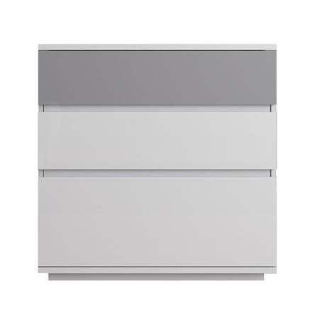 CHEST OF 3 DRAWERS FURDINI MEDIS HIGLOSS GREY [EXCLUSIVE FROM HOMEPRO THAILAND]
