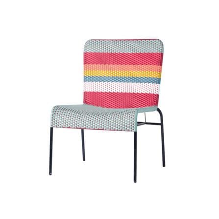 2-SEAT WICKER PATIO SET SPRING BLOSSOM BEIGE/RED [EXCLUSIVE FROM HOMEPRO THAILAND]
