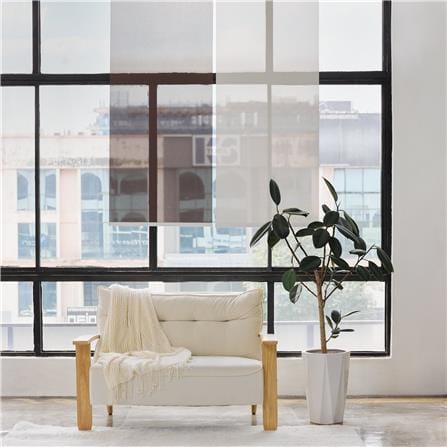 HLS ROLLER BLIND JC10 82X72IN DARK GRAY