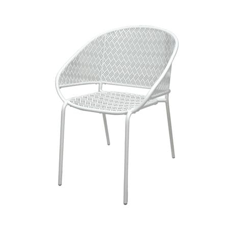 2-SEAT PATIO BISTRO SET SPRING STEELY WHITE