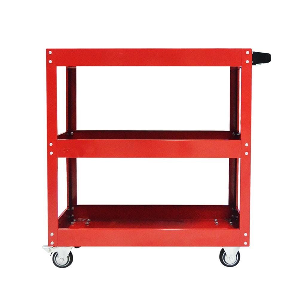 TOOL STORAGE TROLLEY CART WITHOUT DRAWER 79X36X77CM RED [EXCLUSIVE FROM HOMEPRO THAILAND]