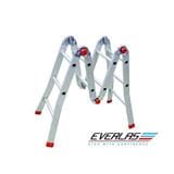 EVERLAST 10" MULTIPURPOSE FOLDING ALUMINIUM LADDER (150kg)