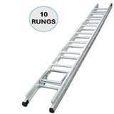 EVERLAST 10'' EXTENSION ALUMINIUM LADDER (150kg) (SIRIM)