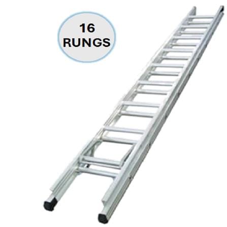 EVERLAST 16" EXTENSION ALUMINIUM LADDER (150KG) (SIRIM)