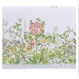 TABLE CLOTH FIELD OF FLOWERS 2M/EA/20M/ROLL WHITE