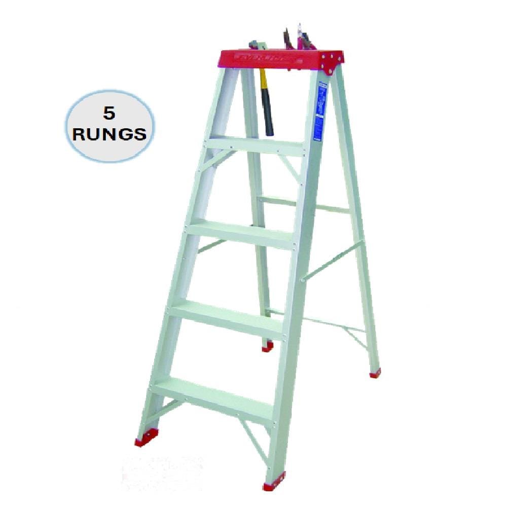 EVERLAST 5" HEAVY DUTY CERTIFIED LADDER (150kg) (SIRIM)