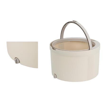 SINGLE SPIN BUCKET MOP SET META BEIGE 2.7L