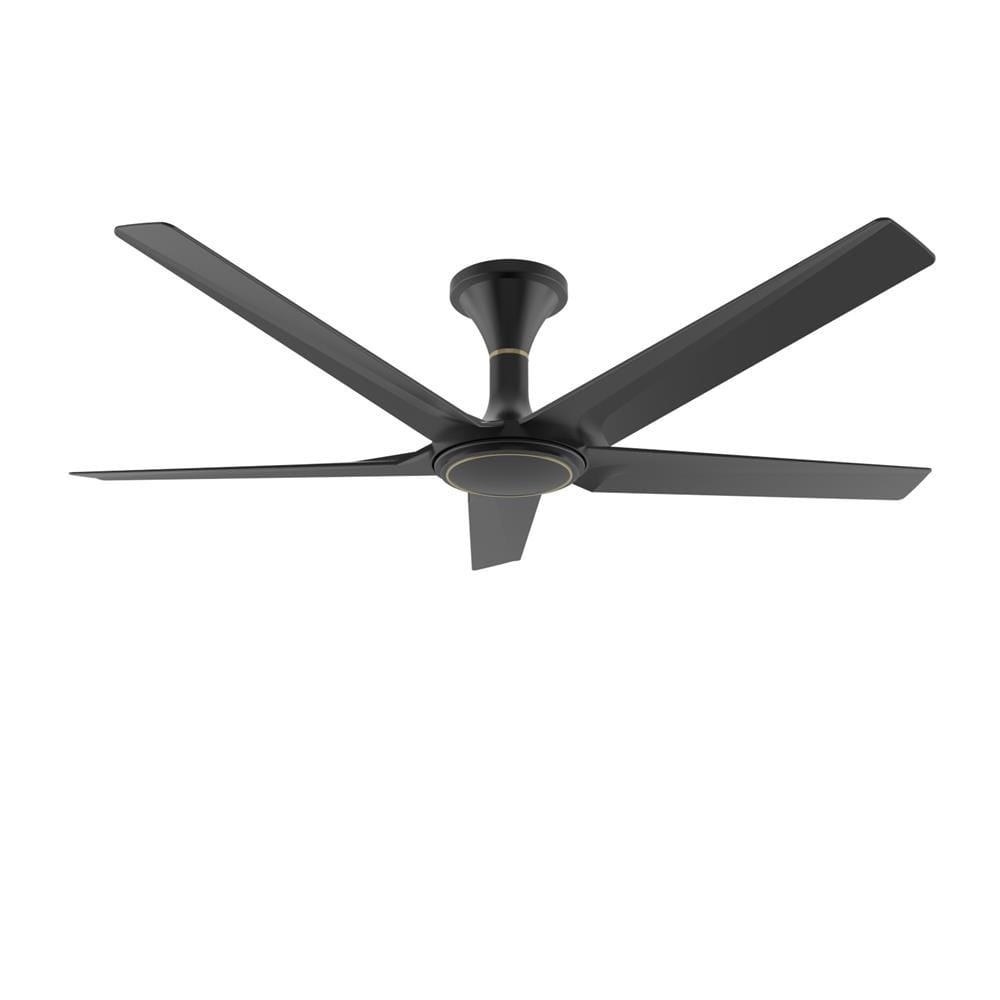 RUBINE CEILING FAN TRAPITO 5BLADE MATTE BLACK 56INCH