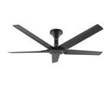 RUBINE CEILING FAN TRAPITO 5BLADE MATTE BLACK 56INCH