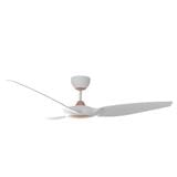RUBINE CEILING FAN OSTRO 3BLADE CHAMPAGNE MATTE WHITE 60INCH