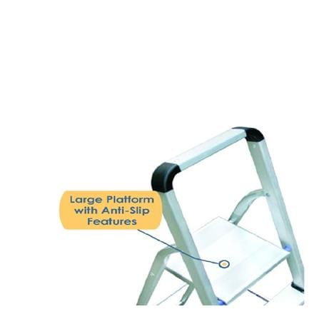 EVERLAST 4" PLATFORM LADDER EZ04  (125kg) (SIRIM)