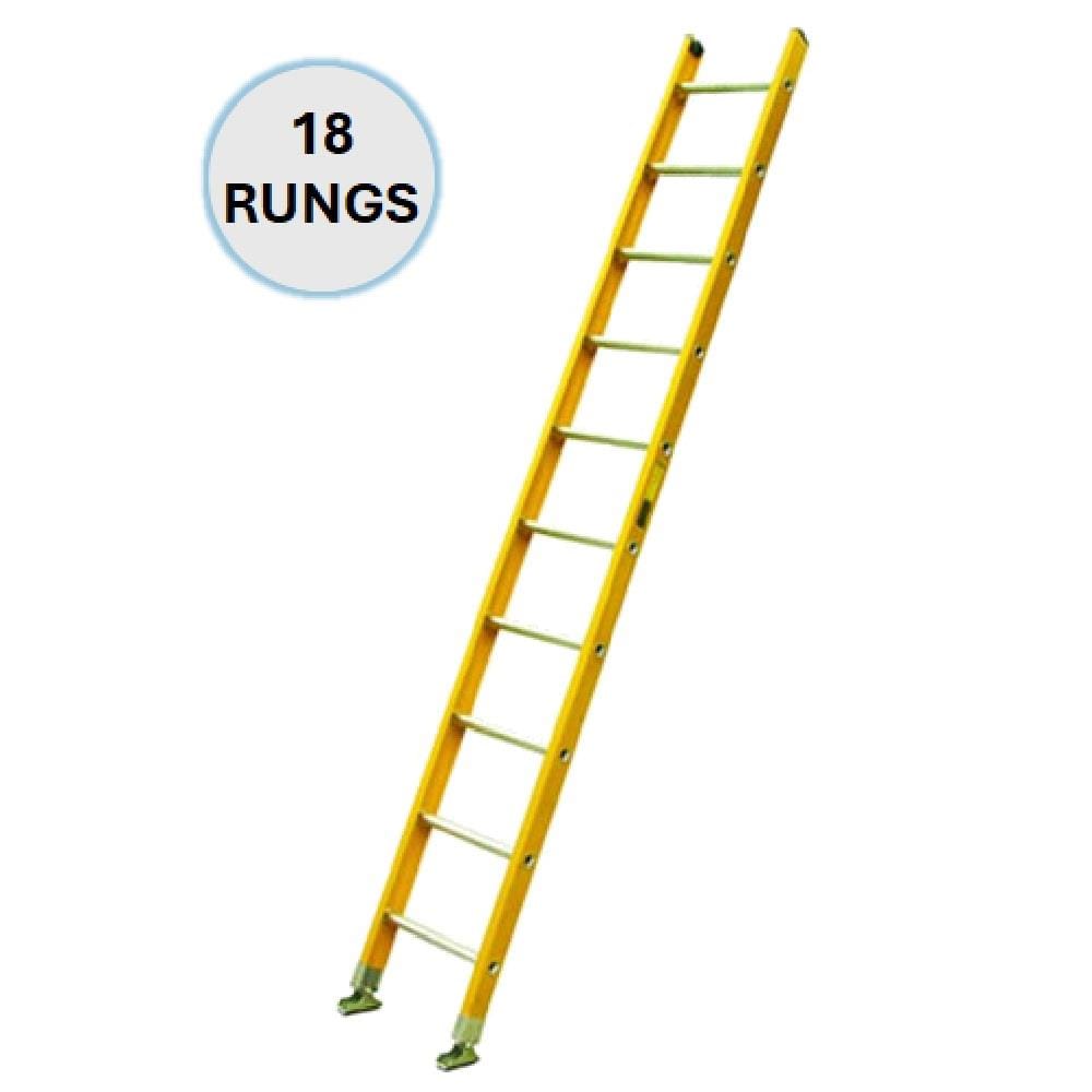EVERLAST 18" FIBREGLASS SINGLE POLE LADDER (150kg) (SIRIM)