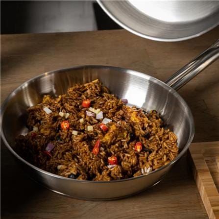 CS PRO-X STAINLESS STEEL 18/10 FRYING PAN  20CM CSSPAN25009