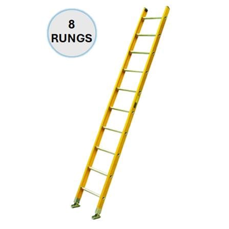EVERLAST 8" FIBREGLASS SINGLE POLE LADDER (125kg) (SIRIM)