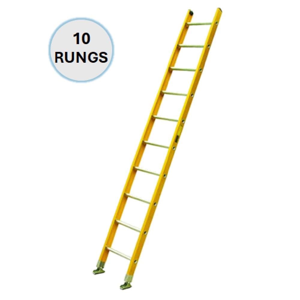 EVERLAST 10" FIBREGLASS SINGLE POLE LADDER (150kg) (SIRIM)