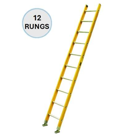EVERLAST 12" FIBREGLASS SINGLE POLE LADDER (150kg) (SIRIM)