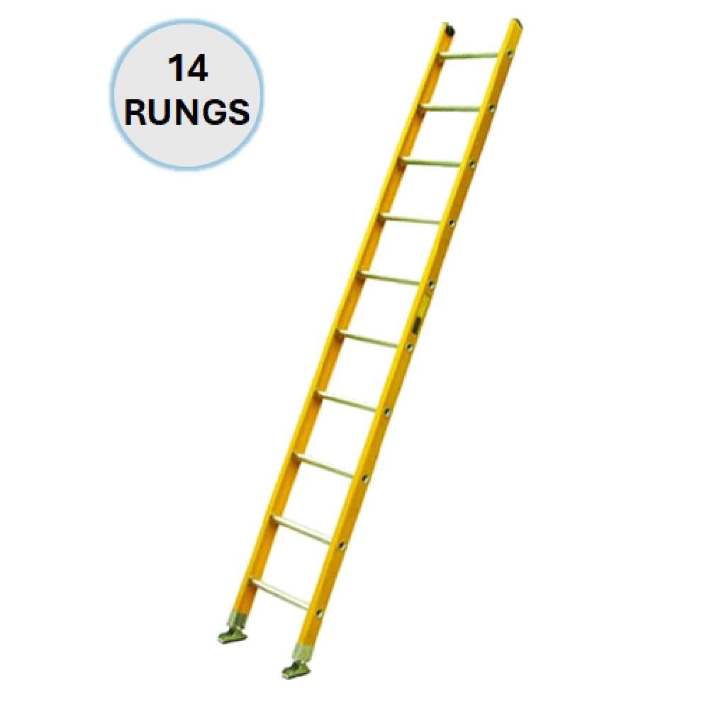 EVERLAST 14" FIBREGLASS SINGLE POLE LADDER (150kg) (SIRIM)
