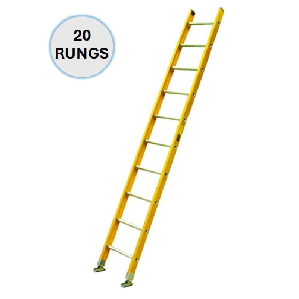 EVERLAST 20" FIBREGLASS SINGLE POLE LADDER (150kg) (SIRIM)