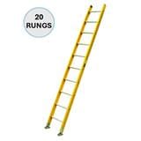 EVERLAST 20" FIBREGLASS SINGLE POLE LADDER (150kg) (SIRIM)