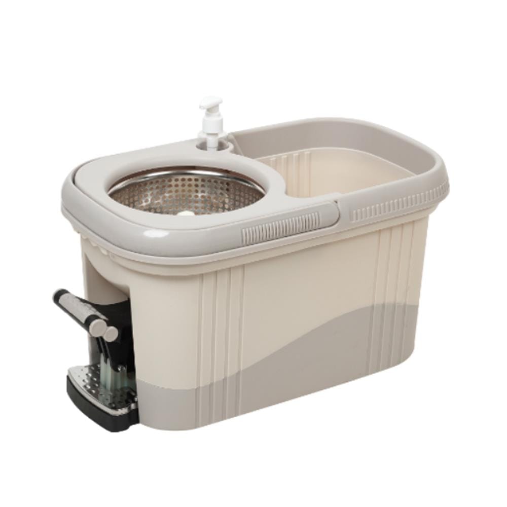 SPIN MOP AND BUCKET WITH PEDAL 10L ACCO META BEIGE
