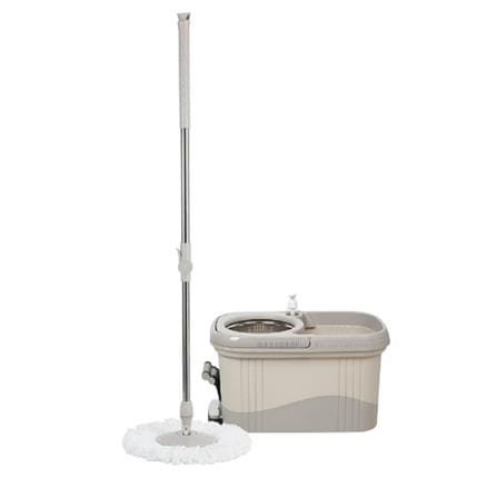 SPIN MOP AND BUCKET WITH PEDAL 10L ACCO META BEIGE