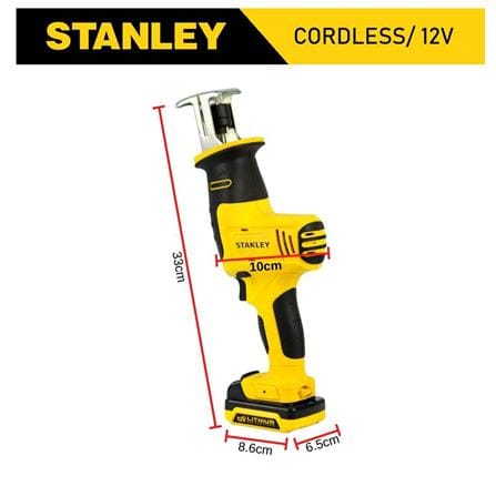 STANLEY 12V RECIPROCATING SAW 20MM SCR121S2K-B1