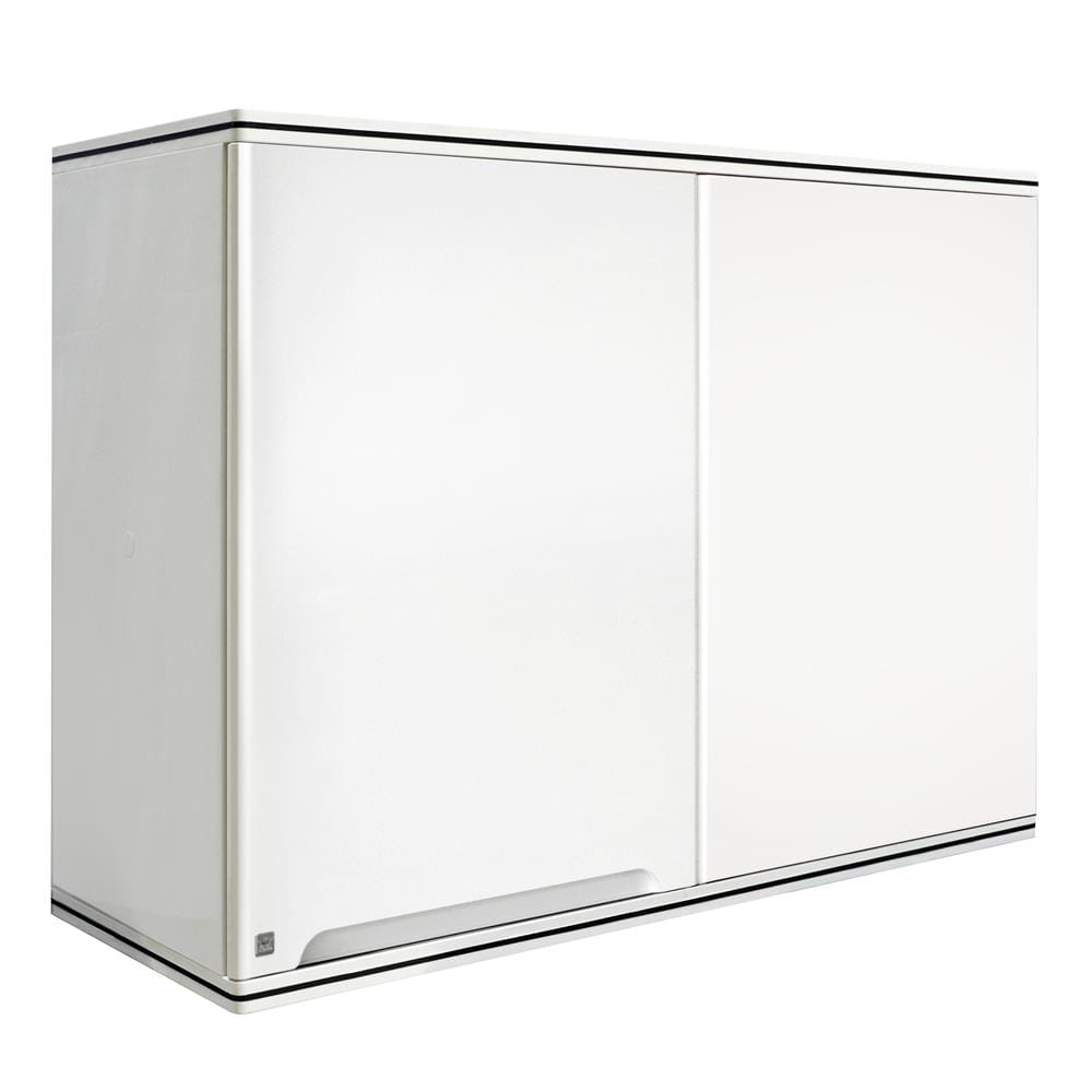 KING CORNER HANG CABINET CURVE WHITE 90X34.5X68CM