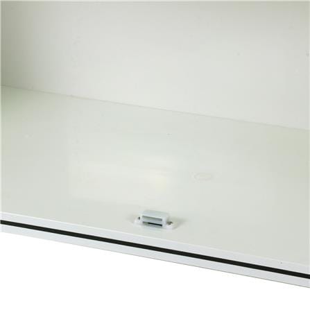 KING CORNER HANG CABINET CURVE WHITE 90X34.5X68CM