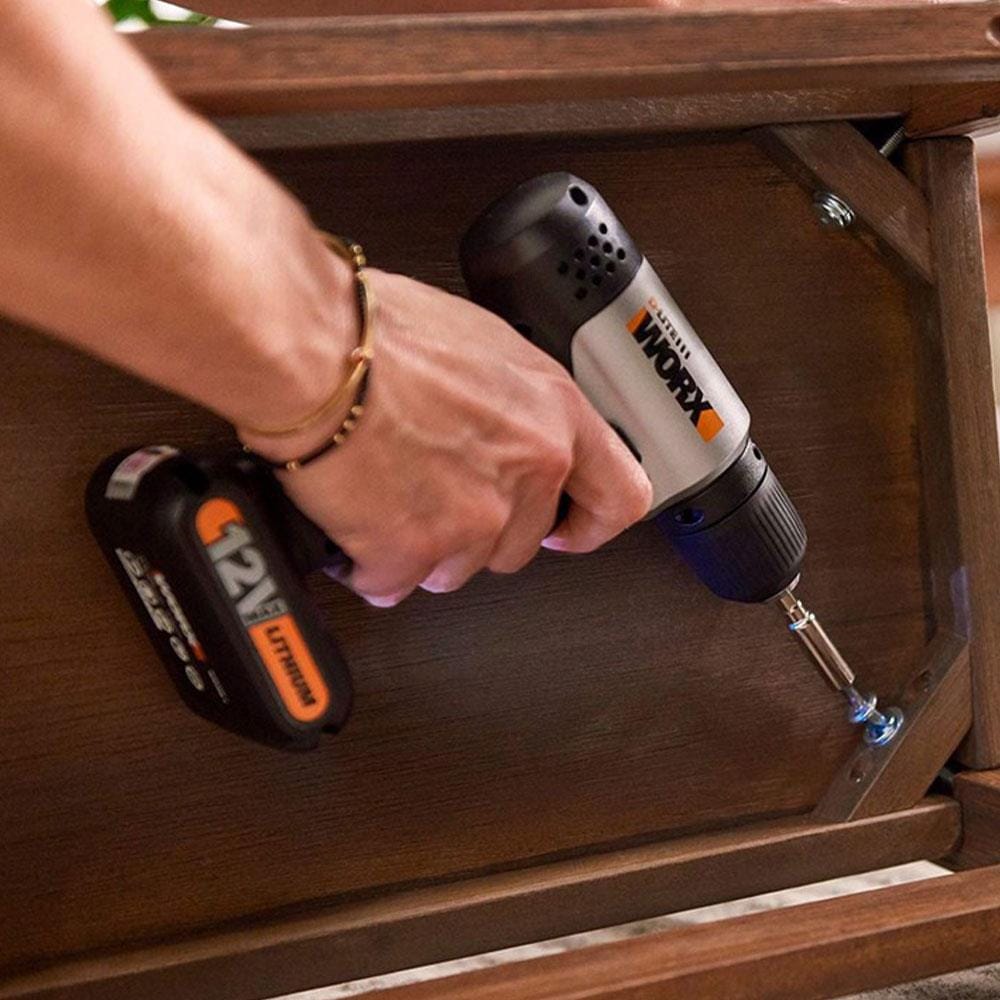 WORX CORDLESS DRILL WX104.2 10MM 12V BLACK