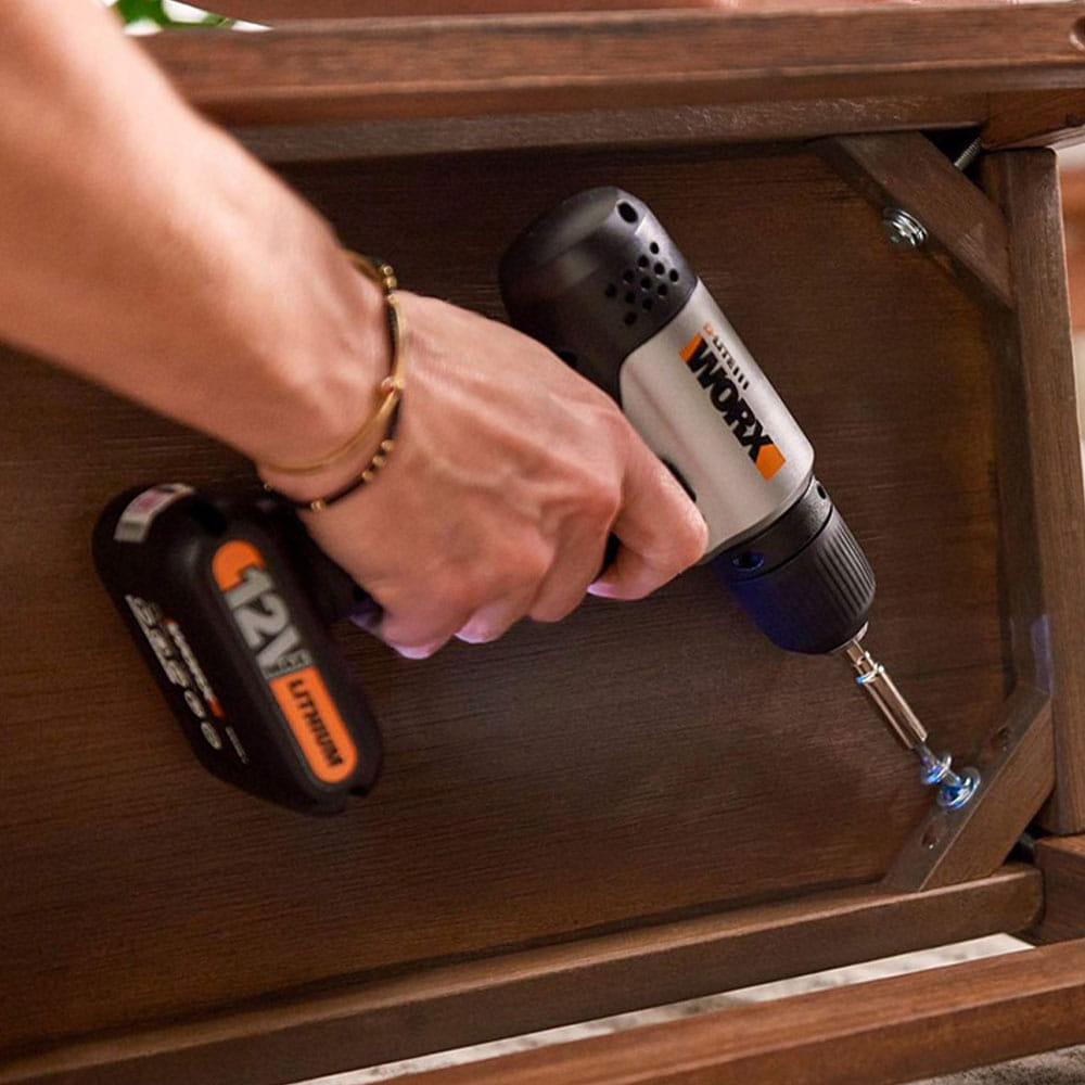 WORX CORDLESS DRILL WX104.2 10MM 12V BLACK