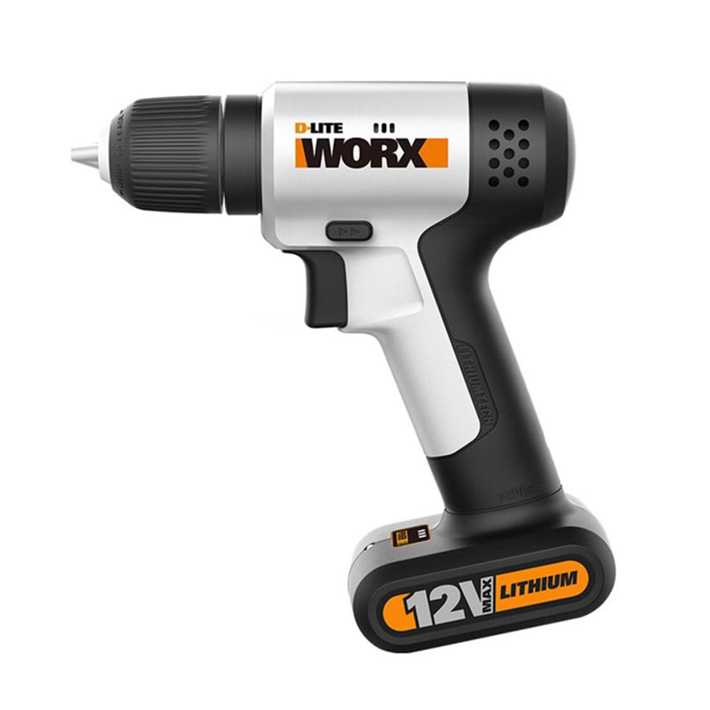 WORX CORDLESS DRILL WX104.2 10MM 12V BLACK