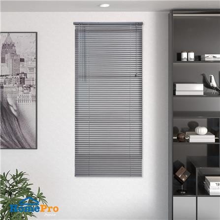 HLS VENETIAN BLIND PVC WOOD 70X160CM GRAY