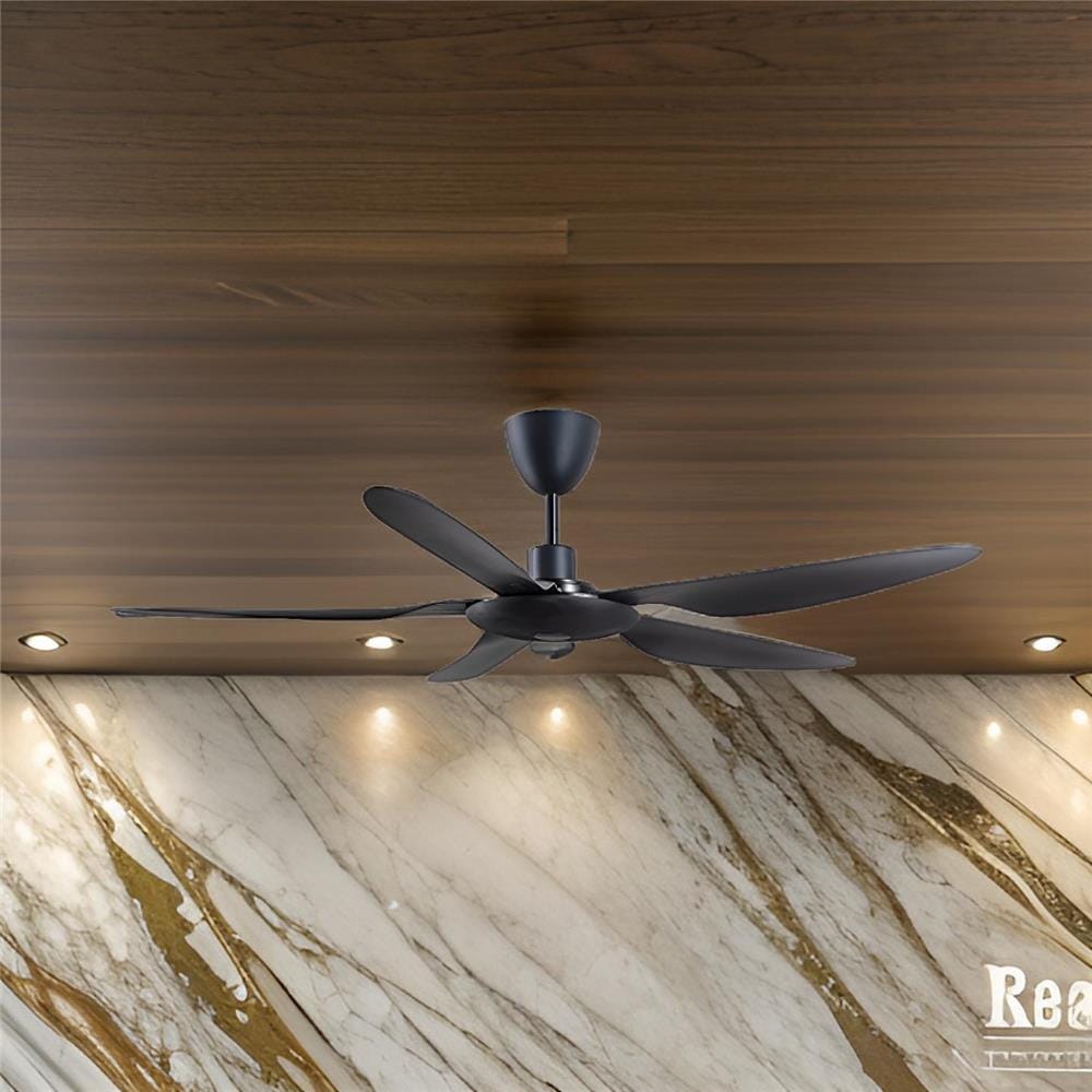 DEKA CEILING FAN FOSCARINI ECO 5BLADE 56INCH BLACK
