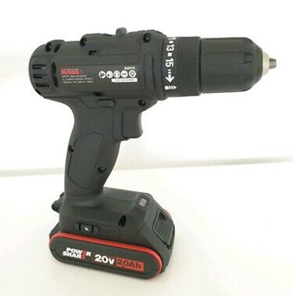 KRESS HAND DRILL DRIVER CORDLESS KU210 20V BLACK