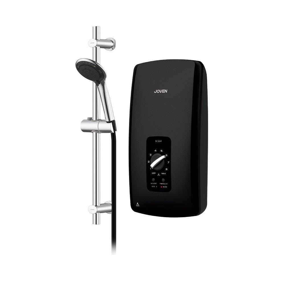 JOVEN SHOWER HEATER DC PUMP WITH HAND SHOWER SC33iP BLACK