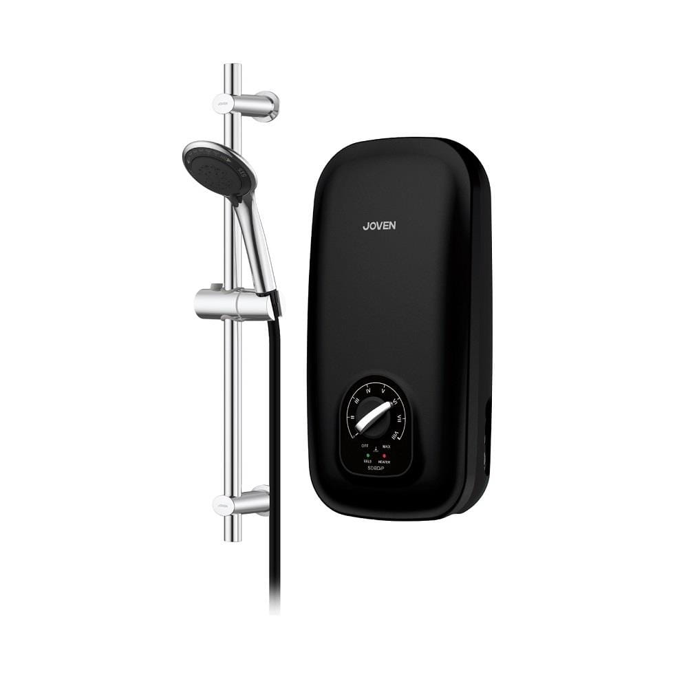 JOVEN SHOWER HEATER DC PUMP WITH HAND SHOWER SD80iP BLACK