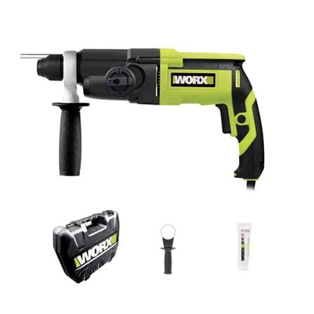 WORX ROTARY HAMMER 3F WU340P 26MM 800W BLACK