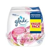 SCENTED GEL GLADE 180G TWIN PACK FLORAL