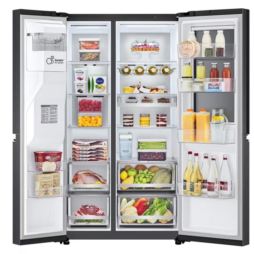 LG SIDE BY SIDE REFRIGERATOR GC-X257CQES 674L MATTE BLACK