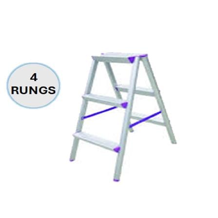 EVERLAST DOUBLE ELEGANT LADDER 4" RUNG (150kg) (SIRIM)