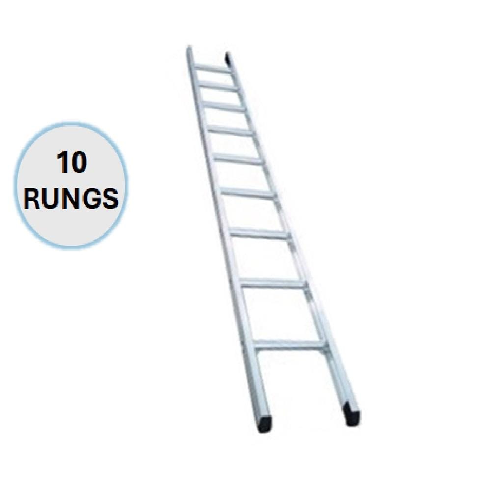 EVERELAST HEAVY DUTY SINGLE POLE LADDER 10" RUNGS (150KG) (SIRIM)