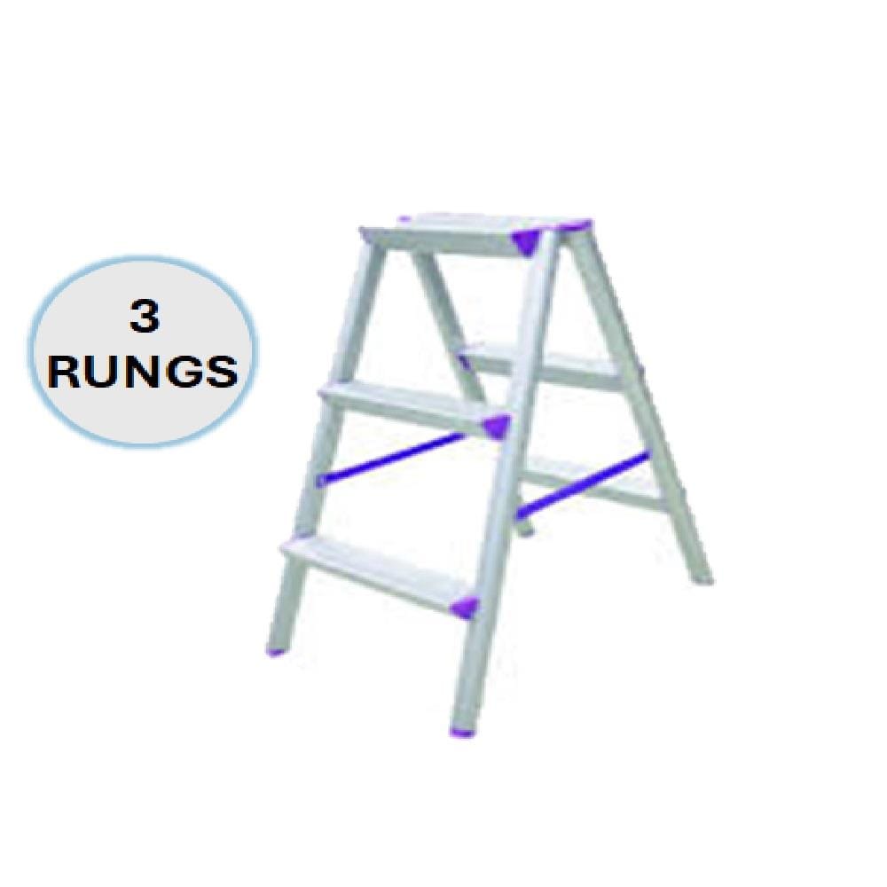 EVERLAST DOUBLE ELEGANT LADDER 3" RUNG (150KG) (SIRIM)