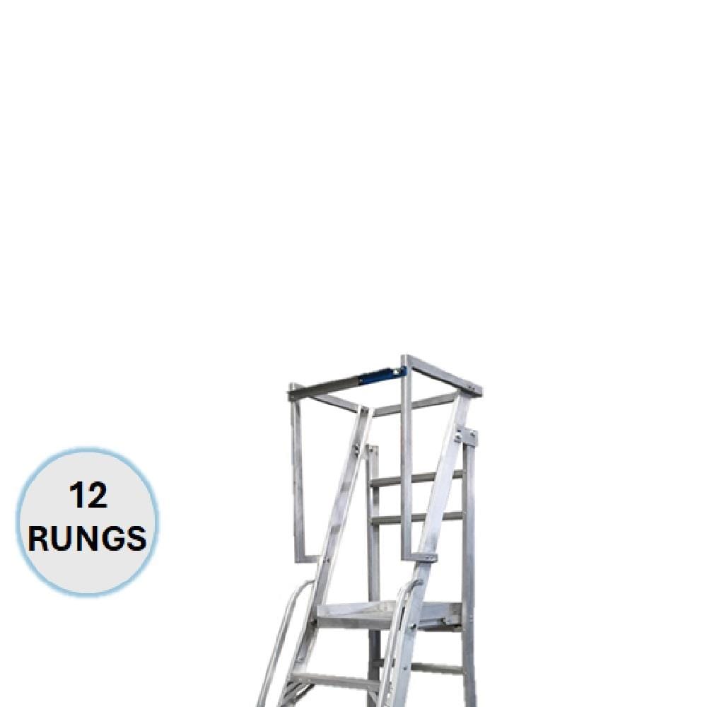 EVERLAST WAREHOUSE STEP LADDER 12" RUNGS (150KG) (SIRIM)