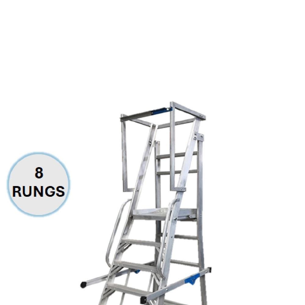 EVERLAST WAREHOUSE STEP LADDER 8" RUNGS (150KG) (SIRIM)