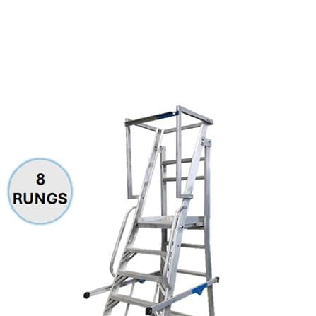 EVERLAST WAREHOUSE STEP LADDER 8" RUNGS (150KG) (SIRIM)