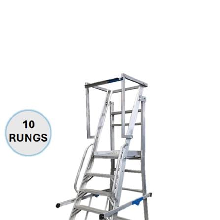 EVERLAST WAREHOUSE STEP LADDER 10" RUNGS (150KG) (SIRIM)