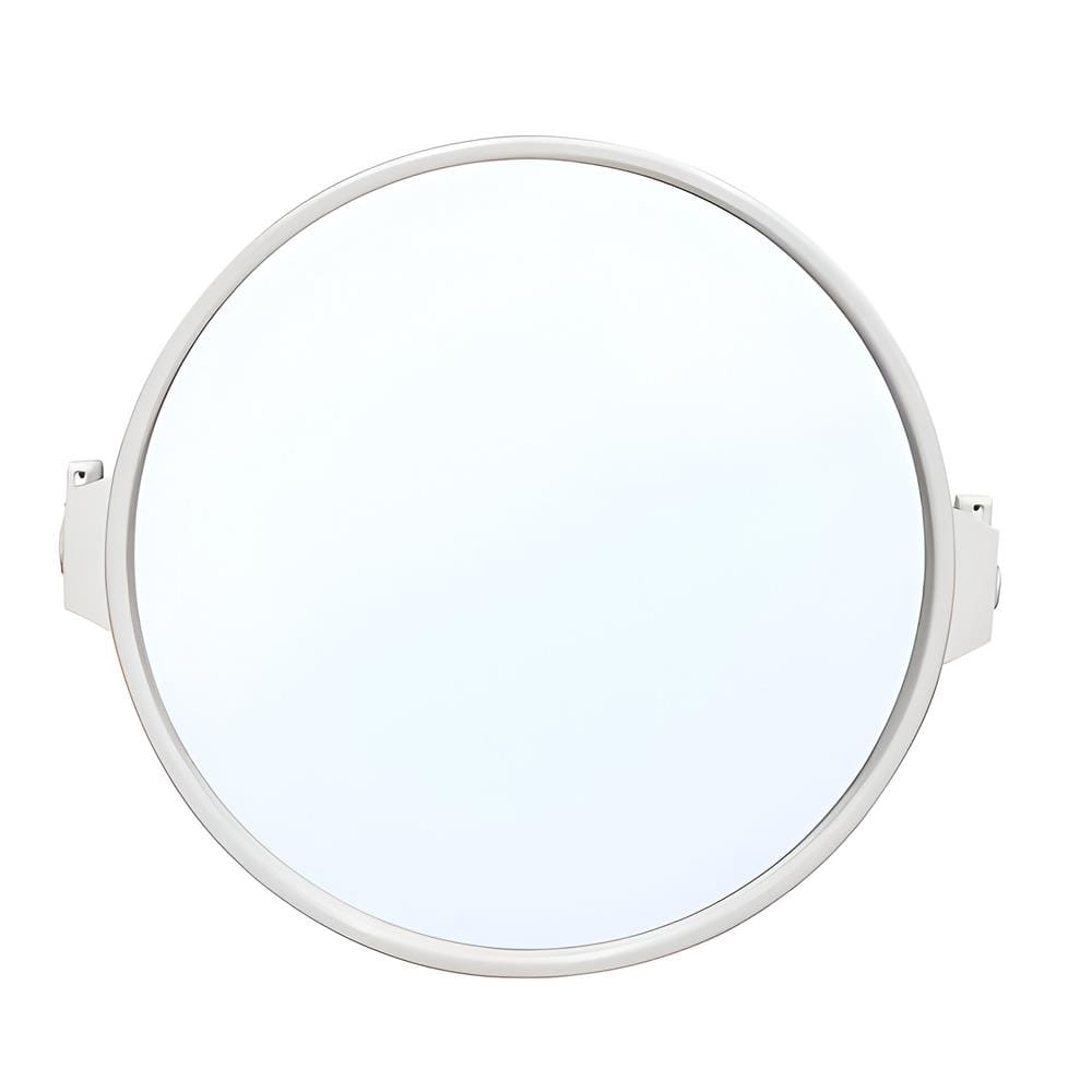 BATH TIME PLASTIC ROUND MIRROR 14914 WHITE